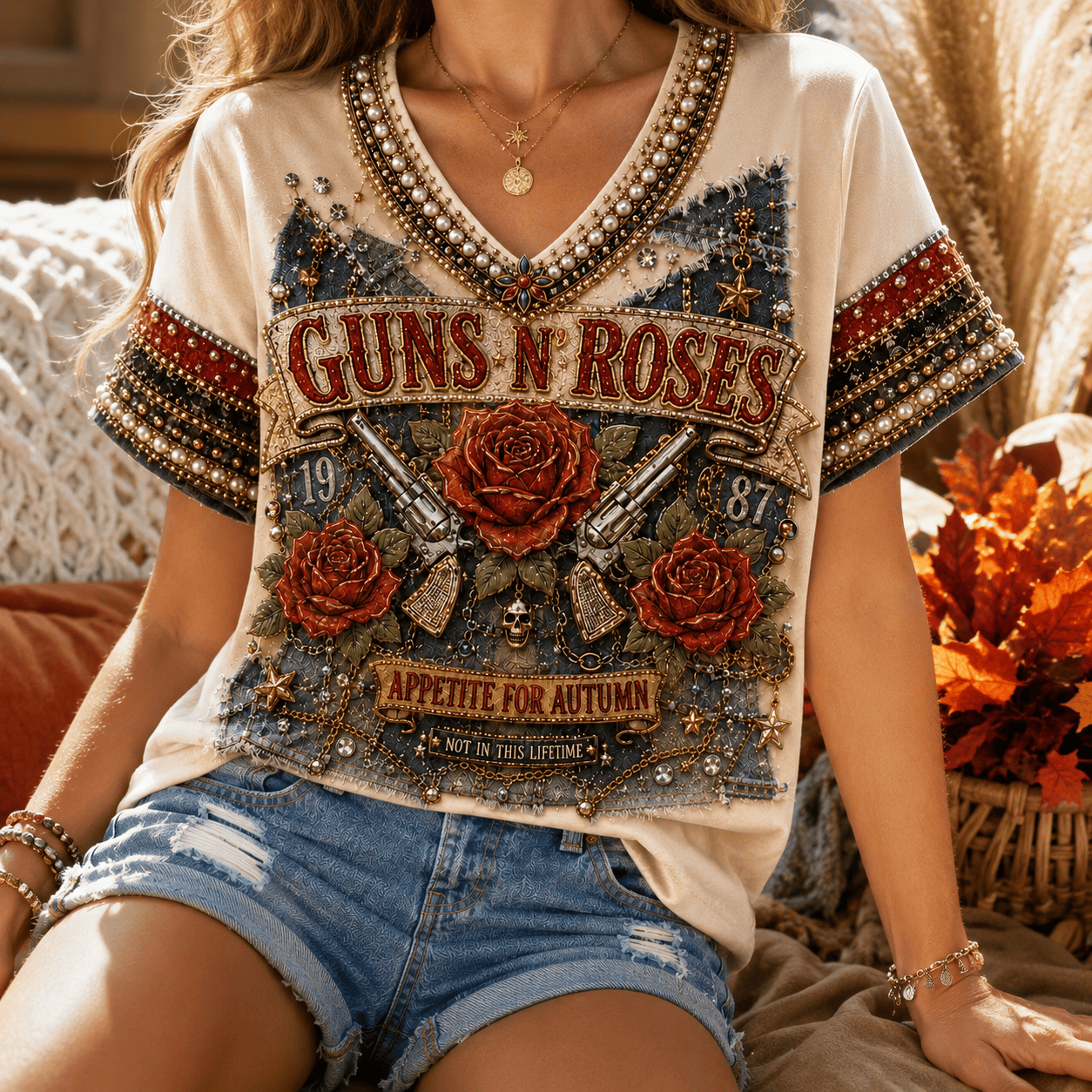Premium GNR V-neck Shirt NPL